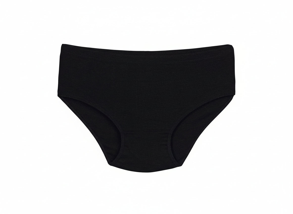 Marly MOON's 100% Katoen Ribstof Hoge Taille Slips - 5 stuks