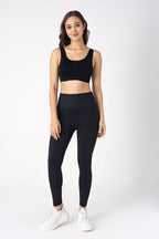 TAFUER High Waist Dames Zwart Sportslegging