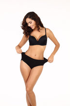 Marly MOON's 100% Katoen Ribstof Hoge Taille Slips - 5 stuks