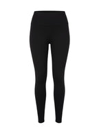 TAFUER high waist legging gedragen bij lichte fitness oefening - tailleband stabiel onder beweging