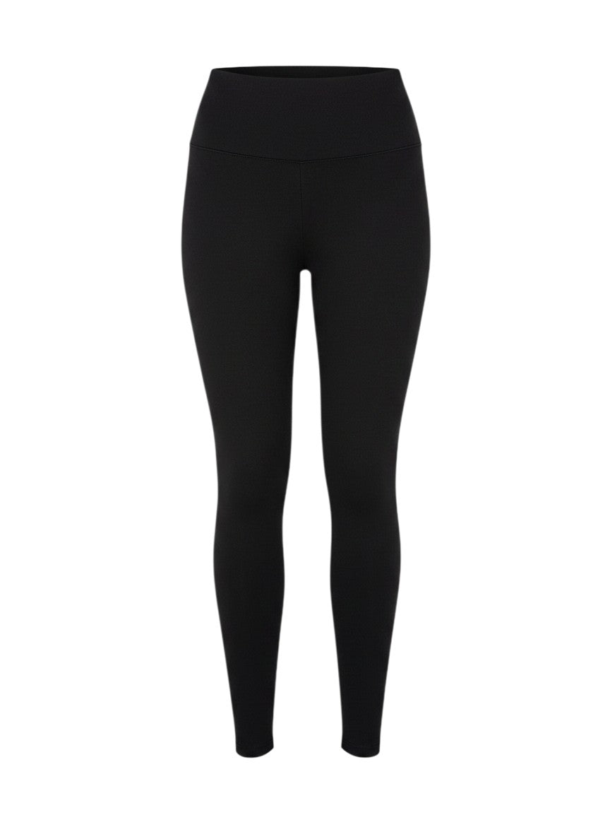 TAFUER high waist legging gedragen bij lichte fitness oefening - tailleband stabiel onder beweging