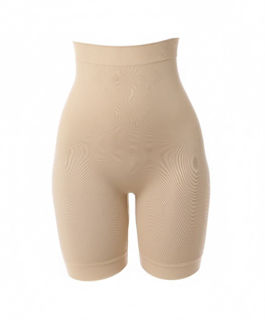 TAFUER shapewear boxershort beige - naadloos corrigerend ondergoed dames